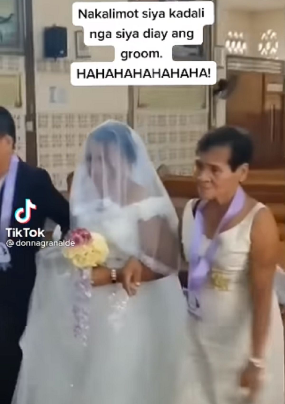 guy forgets he is the groom